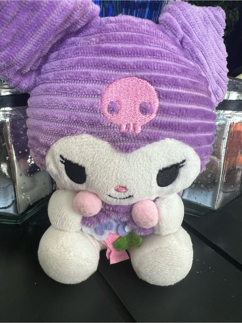 Sanrio Kuromi Plush Toy - Purple and White Cute Character